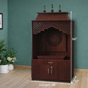 PR 295 Light Cnc Pooja Rack