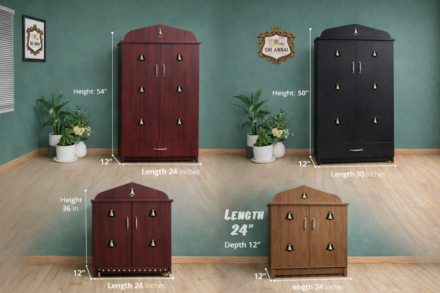 Arch Vinayagar Pooja Rack